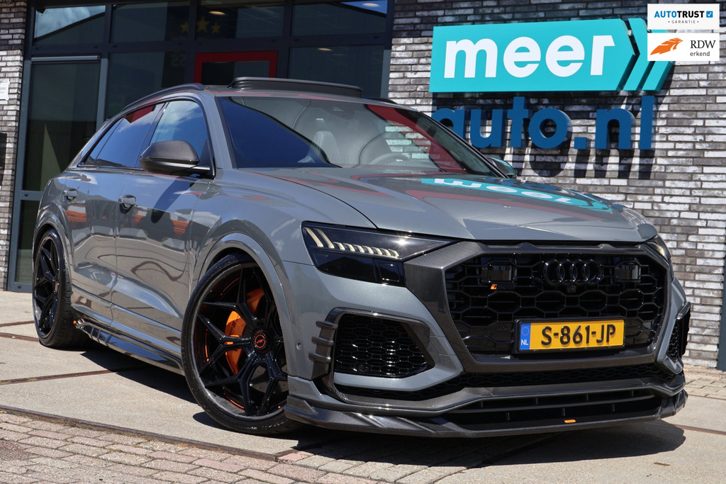Audi Q8 4.0 TFSI RS Q8 quattro URBAN l EXCLUSIVE PAINT GRIGIO TELESTO l PPF l KERAMISCH l CARBON l SOFTCLOSE l HUD l B&O l BTW 54186900-0.jpg | Meerauto.nl