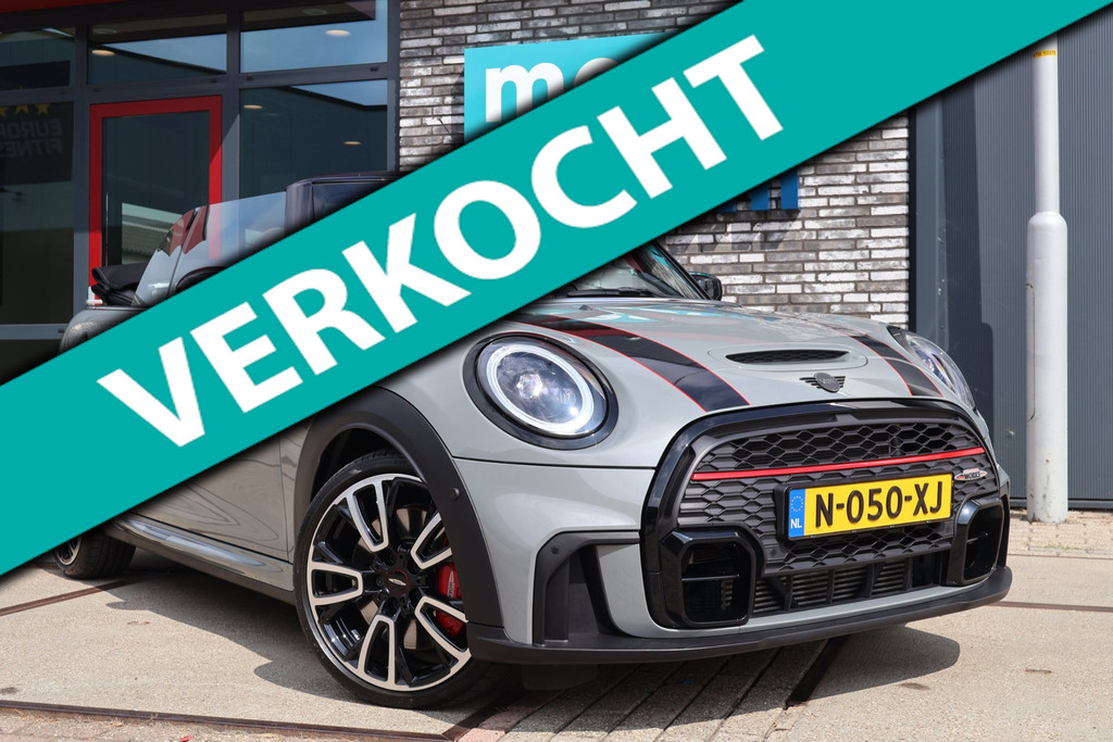 MINI Cooper Cabrio 2.0 231pk John Works JCW VOL! HUD l H/K l SCHAALSTOELEN l CAMERA l KEYLESS l ADAPT.CRUISE l CARPLAY l SFEER 55058060-0.jpg | Meerauto.nl