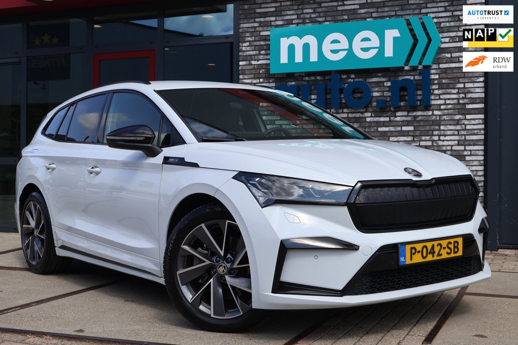 Škoda Enyaq iV 80 Sportline SOH 92% l TREKHAAK l ADAPT.CRUISE l DODE HOEK l MATRIX l LANE l CARPLAY lORG.NL l DEALER OND l NAP l 55119558-0.jpg | Meerauto.nl
