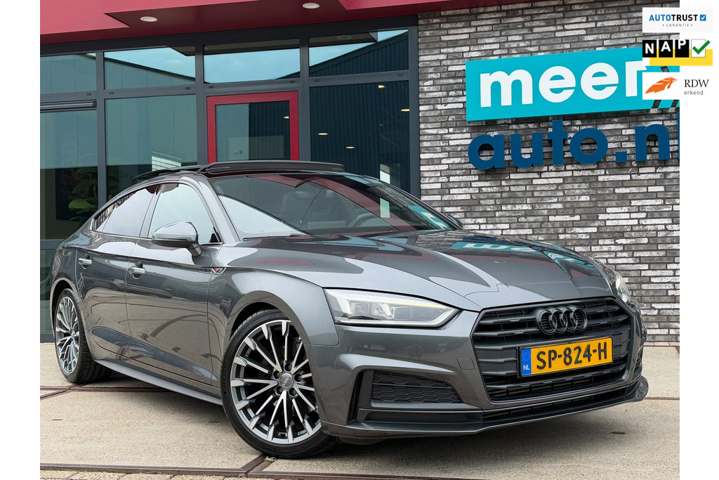 Audi A5 Sportback 2.0 TFSI 190pk 3x S-LINE l VIRTUAL l PANO l SFEER l ST-VERW l BLACK OPTIEK l ORG.NL l DEALER OH 57591620-0.jpg | Meerauto.nl