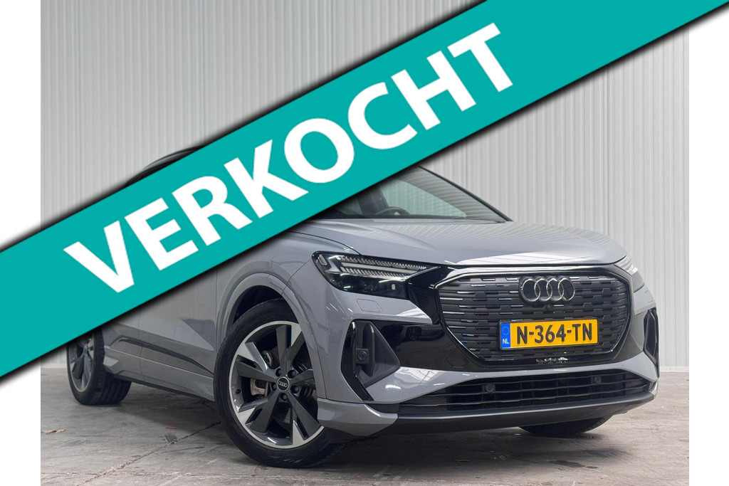 Audi Q4 e-tron 40 S-LINE Competition 77 kWh SOH 92,3% l MATRIX l HUD l KEYLESS l CAMERA l SFEER l ACC l CARPLAY l ORG.NL l 50863369-0.jpg | Meerauto.nl